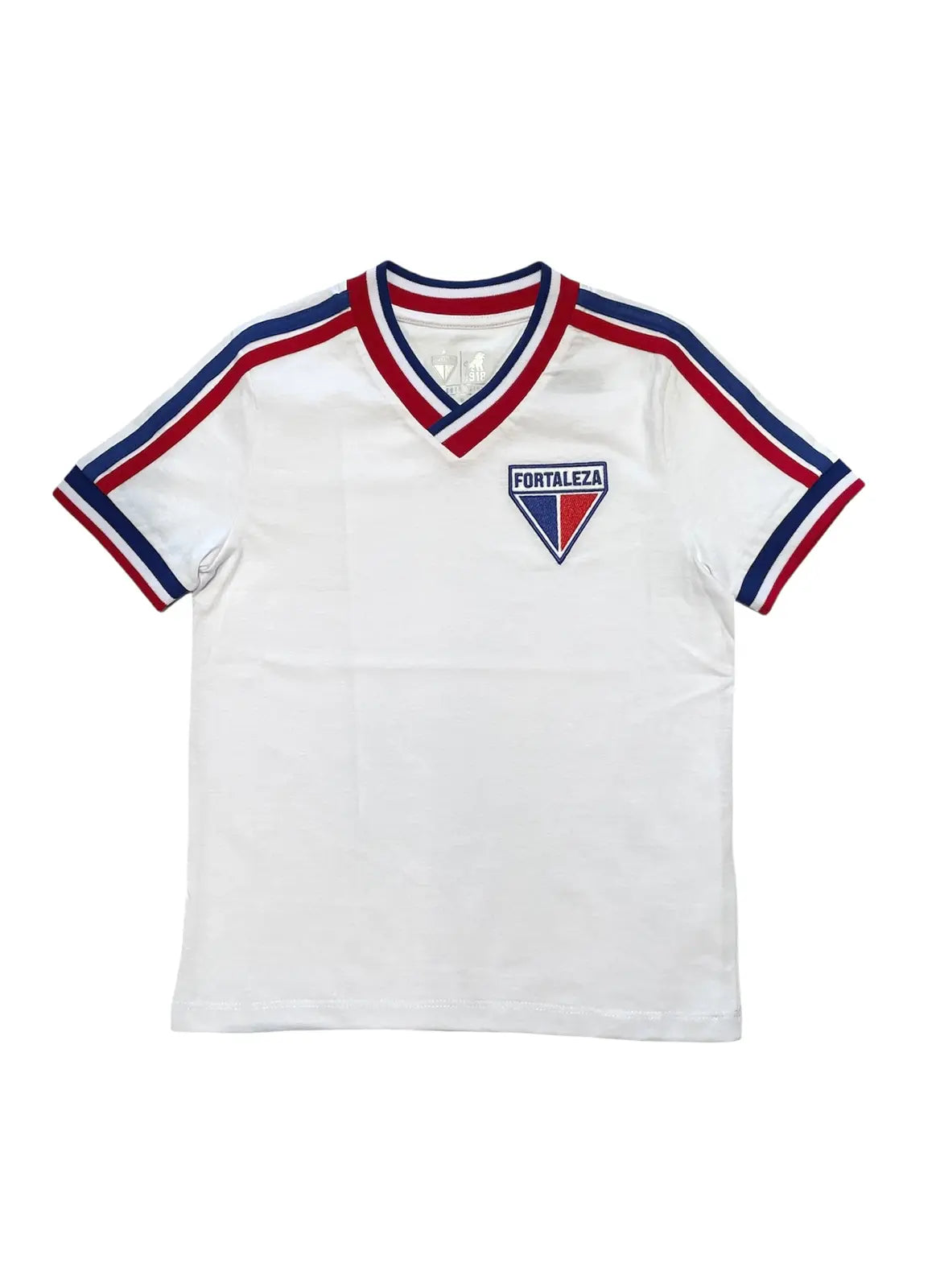Camiseta Retrô Fortaleza Branca Infantil