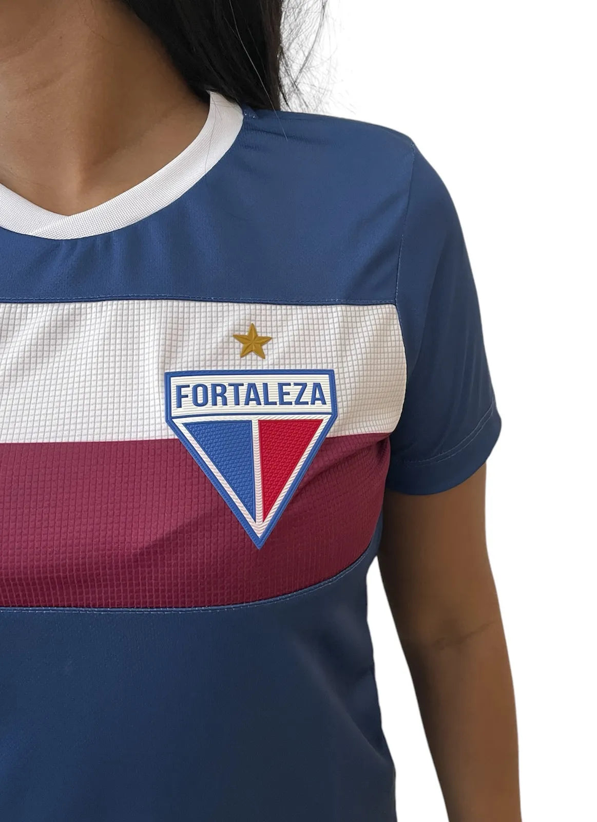 Camisa Concentração Fortaleza Azul Feminina