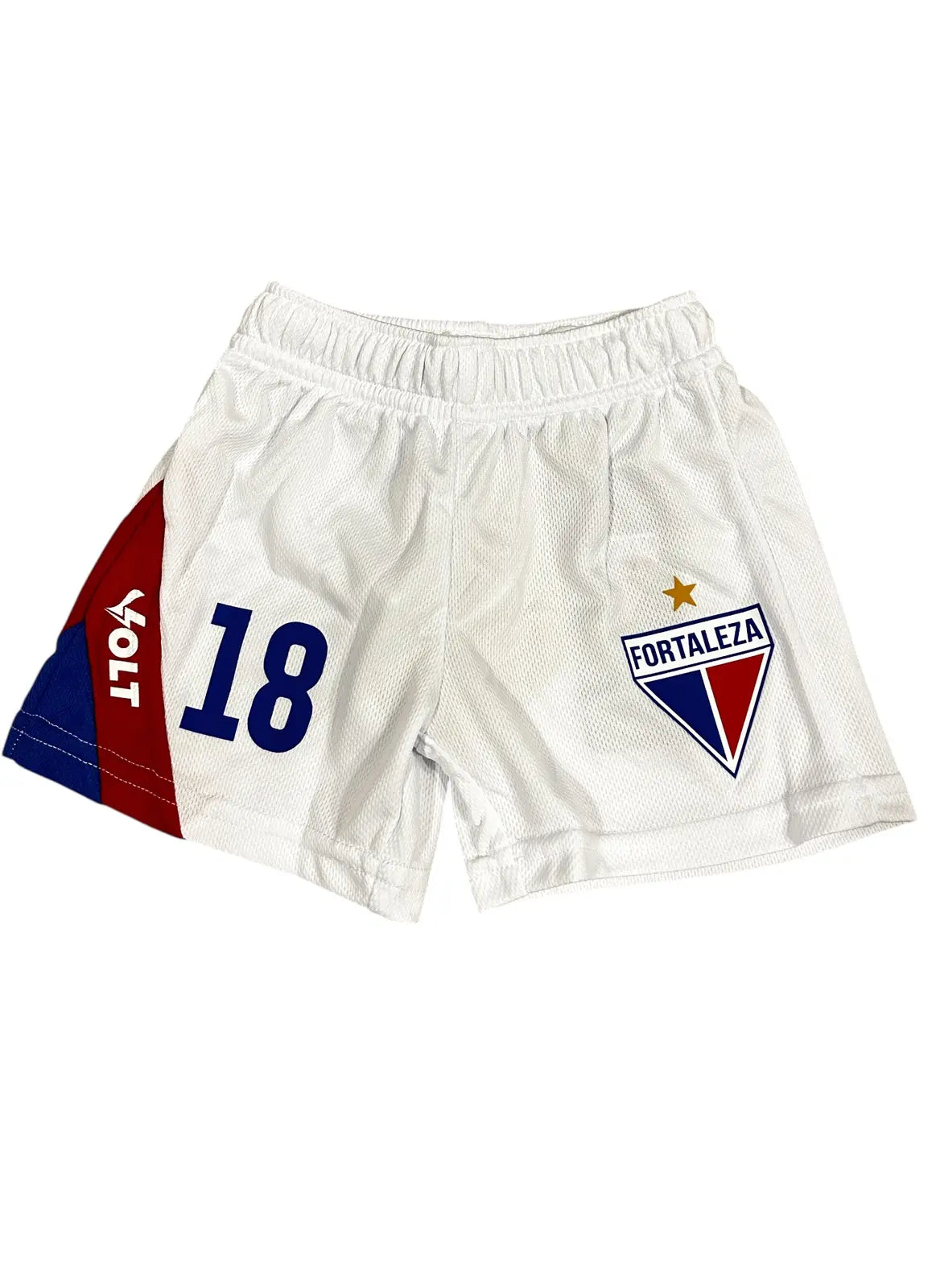 Short Basquete Azul Fortaleza Infanto Juvenil