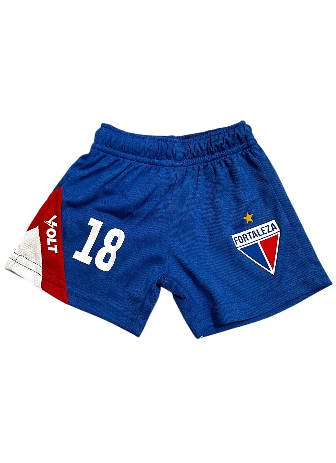 Short Basquete Azul Fortaleza Infanto Juvenil