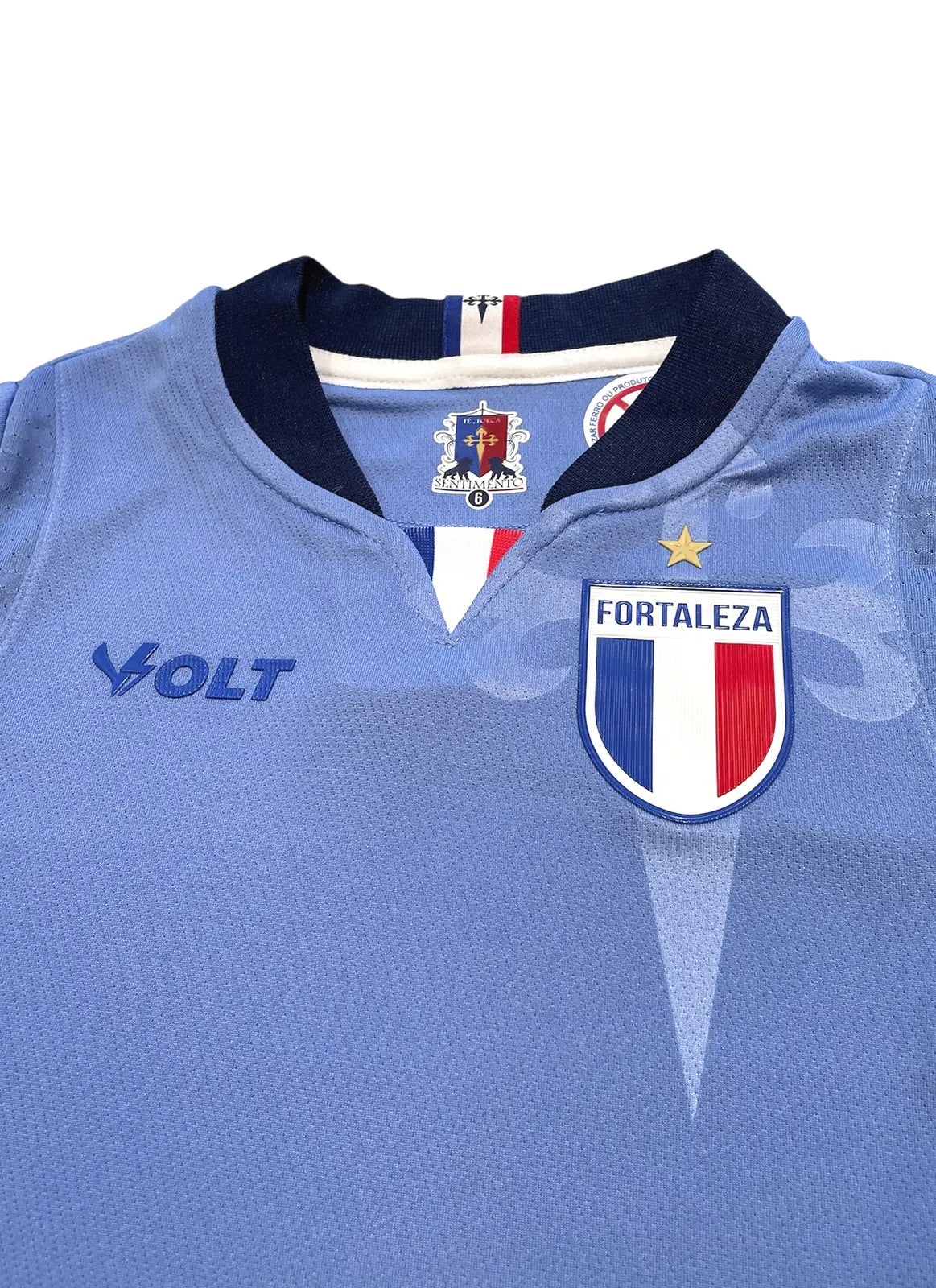 Camisa La Cruz Fortaleza 2024 Azul Infanto Juvenil