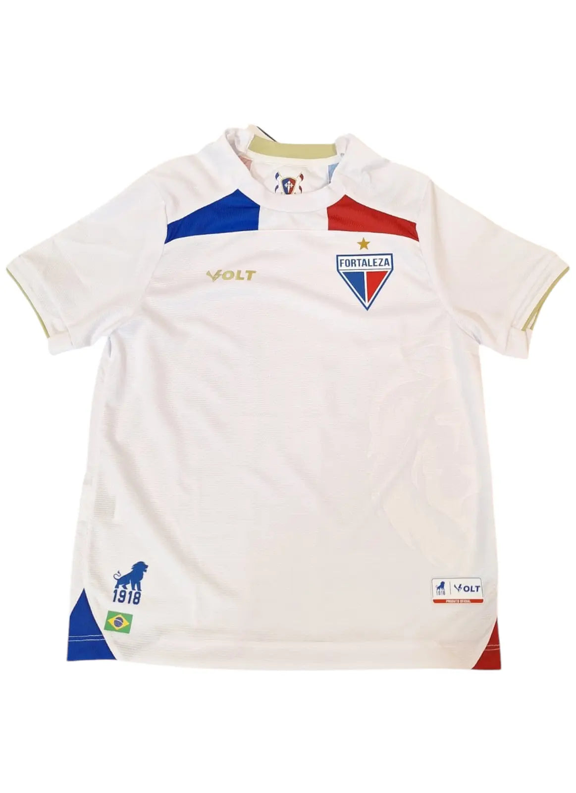 Camisa Glória Fortaleza 2025 Branca Infanto Juvenil