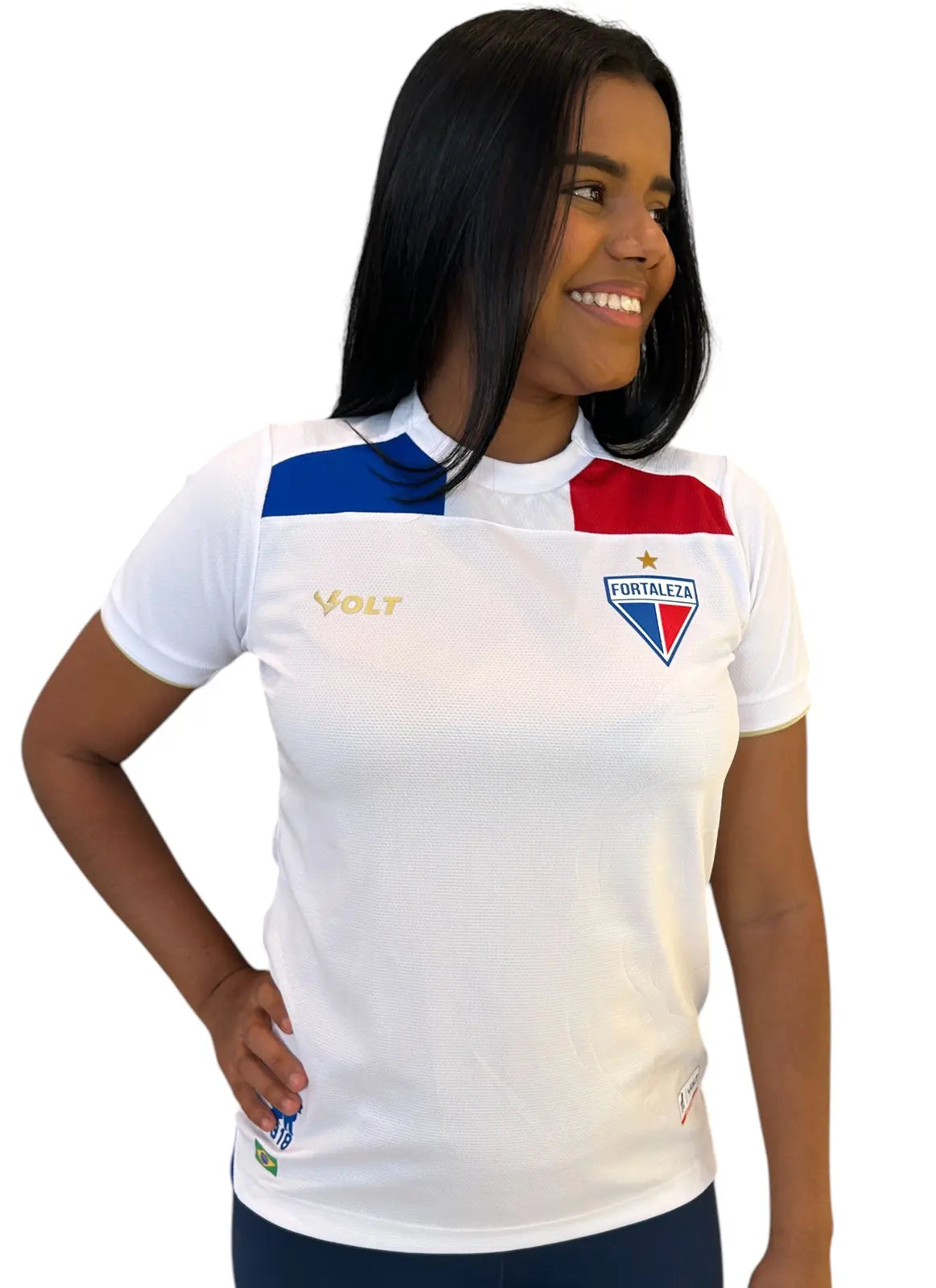 Camisa Glória Fortaleza 2025 Branca Feminina