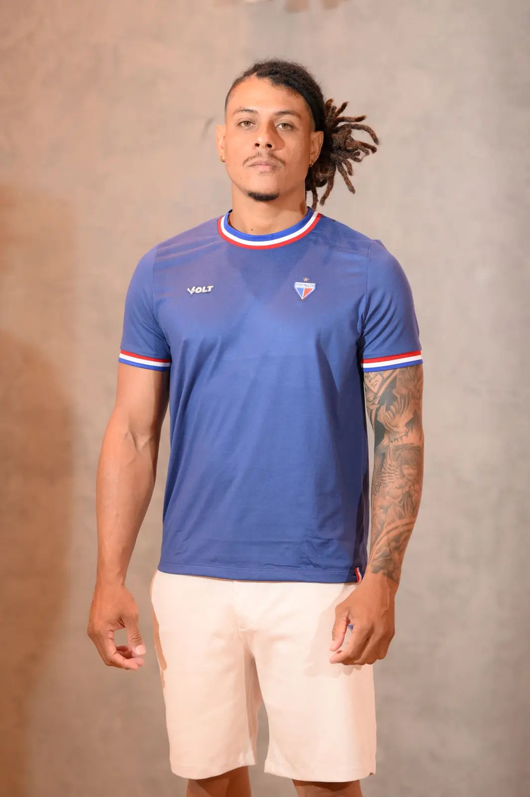 Camisa Viagem Colab Fortaleza Azul