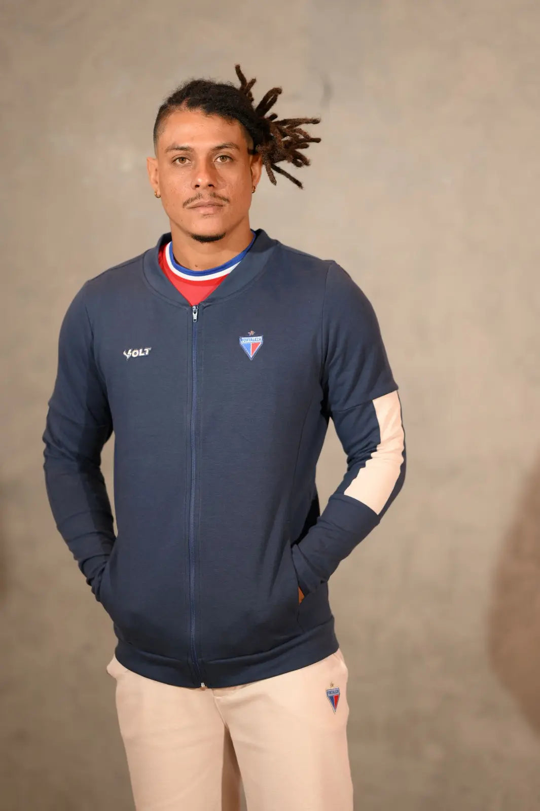 Jaqueta Viagem Colab Fortaleza Volt Azul