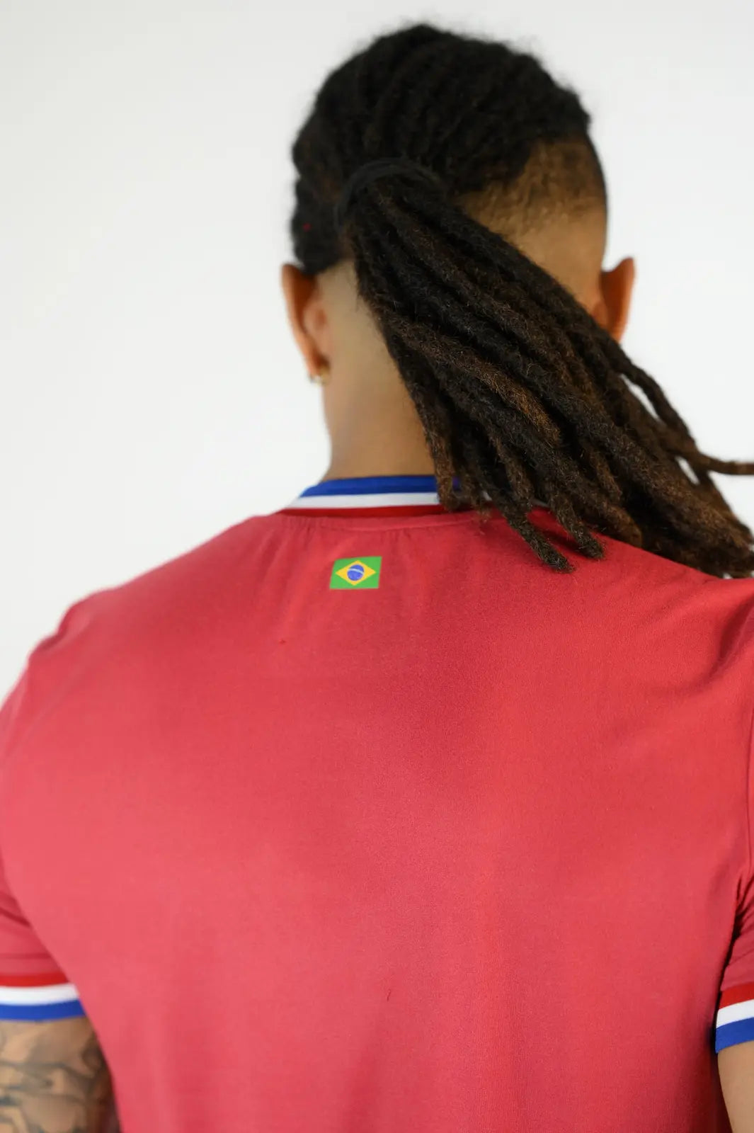 Camisa Viagem Colab Fortaleza Volt Vermelha