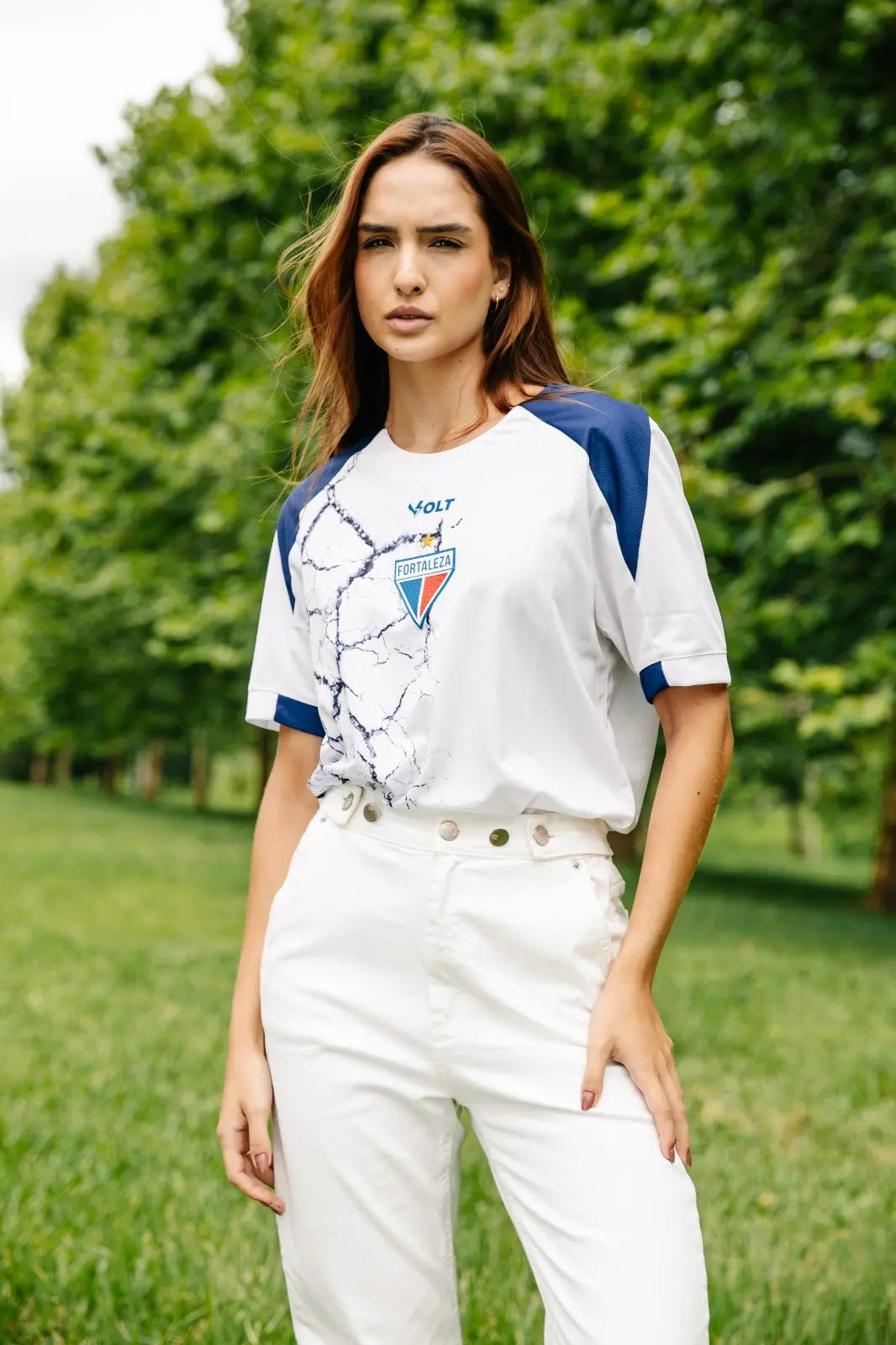 Camisa Aquecimento 2025 Fortaleza Feminino